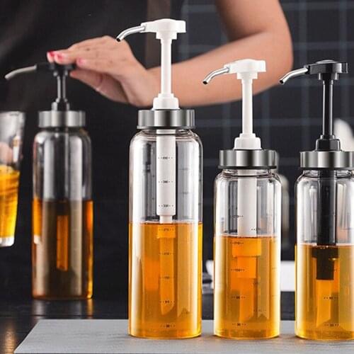 300Ml Bee Honey Drip Dispenser Bottle Glass Honey Jar Container Storage Pot Squeeze Bottle