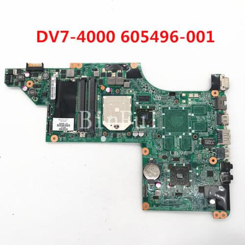 High quality For Pavilion DV7 DV7-4000 Laptop motherboard 605496-001 605496-501 605496-601 DA0LX8MB6D0 DDR3 100% full Tested