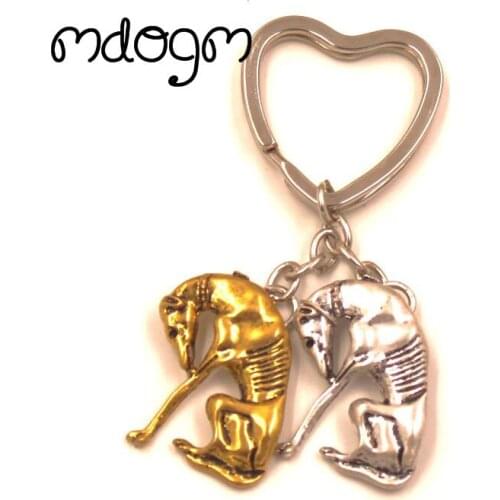 New Cute Greyhound Dog Animal Purse Handbag Charm Handmad Pendant Keychain For Bag Car Women Men Key Ring Love Jewelry K141