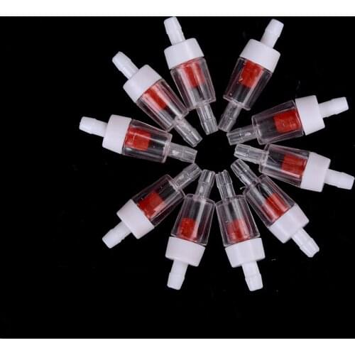 One Way Non-Return 10pcs Durable Home Fish Tank Plastic Co2 System Air Pump Aquarium Check Valve