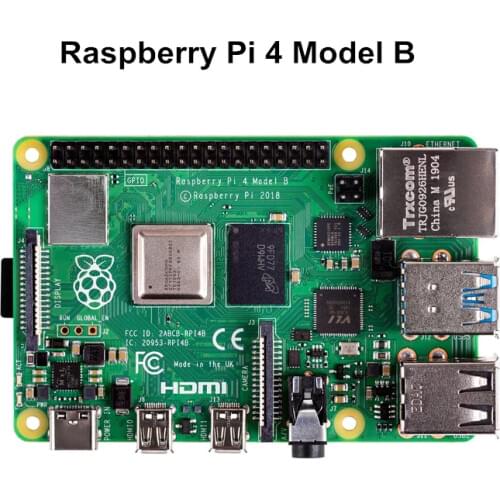 Original Raspberry Pi 4 Module B with 4GB RAM BCM2711 Quad Core Raspberry Pi 4B+ Board WIFI Bluetooth 5.0 for Computer