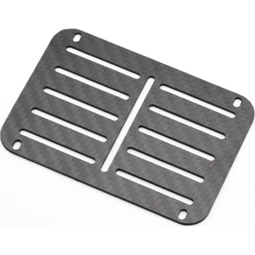 Aircraft PTZ Battery Carbon Fiber Mounting Plate for S380 ZD550 Quadcopter Helicopter