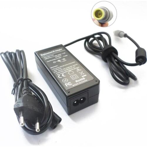 Power Supply Cord For Lenovo ThinkPad Edge 13 14 15 E10 E20 E30 E40 E50 E120 E125 E220 E220s E320 E420 E520 65W Battery Charger