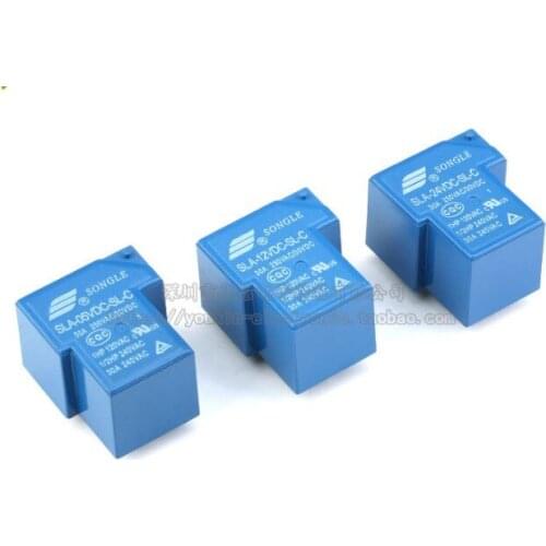 T90 6Pin 30A SLA-05V 12V 24VDC-SL-C electric relays ( A set of transformations )