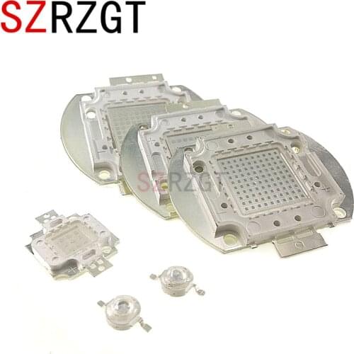 3W 5W 10W 20W 30W 50W 100W High Power Light UV Purple LED 365nm 375nm 380nm 385nm 395nm 400nm 405nm Ultraviolet Bulbs Lamp Chips