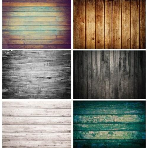 SHENGYONGBAO Vinyl Retro Wood Plank Vintage Baby Portrait Photography Backdrops For Photo Studio Background Props 21318WQ-61