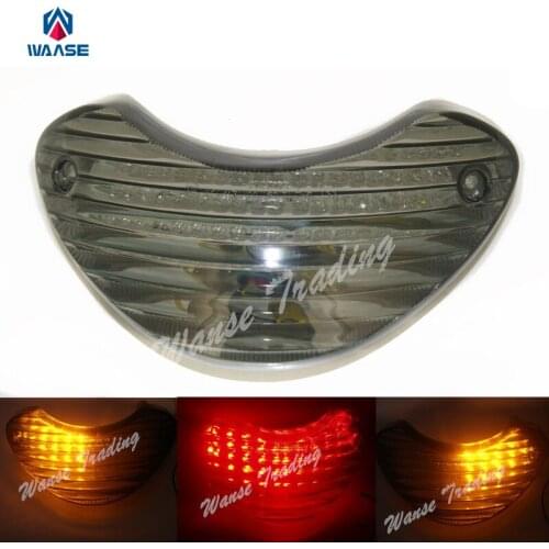 Waase For 1997 1998 1999 2000 2001 Suzuki TL1000S TL 1000S TLS 1000 E-Marked Rear Tail Brake Turn Signals Integrated Led Light