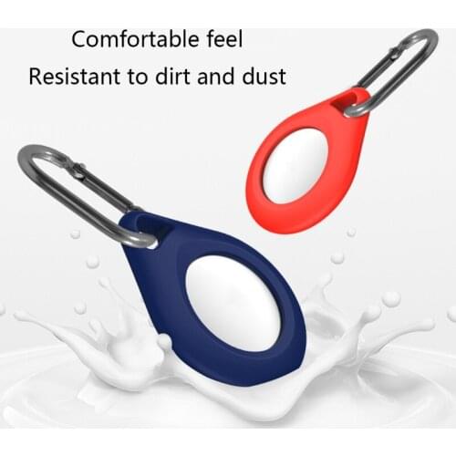 Anti-lost Protective Cover Soft Silicone Case Shell Location Tracker Protector for AirTags Bluetooth Tracker Drop Shipping