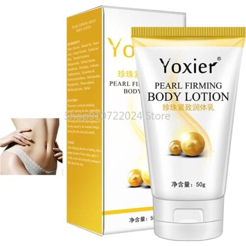 Yoxier Pearl Firming Body Lotion Slimming Cellulite Massage Remove Stretch Marks Cream Treatment Body Skin Care Health Lift Tool