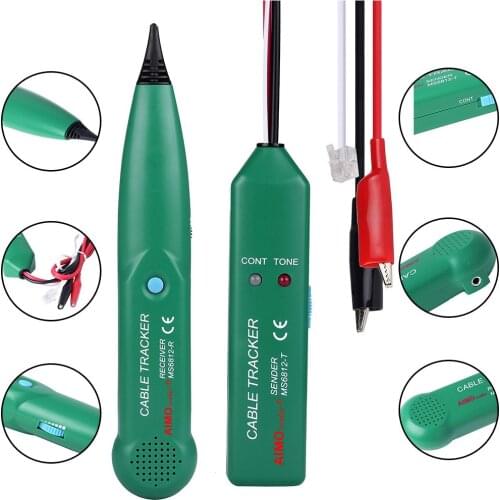 1 Pcs New 6F22 (9V) Telephone Phone Wire Network Cable Tester Line Tracker for AIMO MS6812 (MS6812-T & MS6812-R) Wholesale