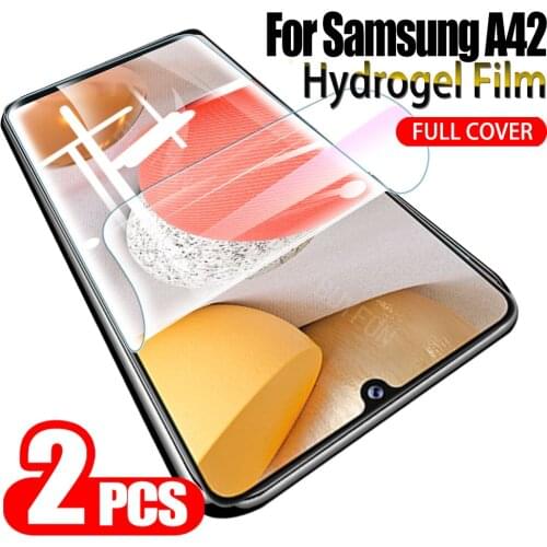 2PCS For Samsung Galaxy A42 5G Hydrogel Film Screen Protector Display Protective Film For Samsung a21s a51 a71 m51 screen film
