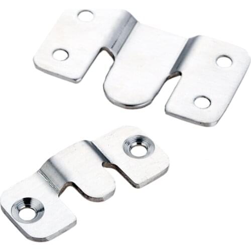 2pcs 304 stainless steel Hanging Oil Painting Mirror Picture Frame Hanger Art Work Photo Wall Hook with screws picture hanger