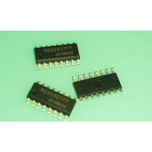 20PCS/LO RDA5807FP RDA5807 SOP-16 new and good quality
