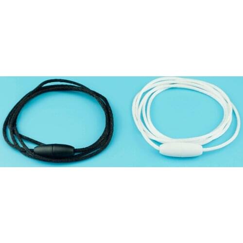 20pcs SUTOYUEN 2mm Soft Satin Cord with Plastic Breakaway Clasps Nylon Cord For Teething Necklace DIY Accessary Jewelry String