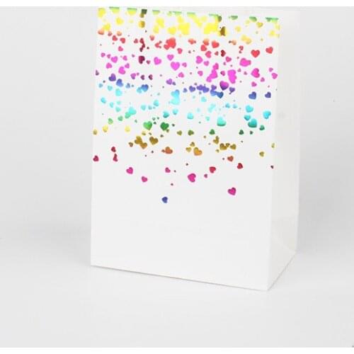 5pcs/lot Thank You Kraft Paper Bag Candy Biscuit Bags Packing Wrapping Wedding Birthday Party Favor Bags Bonbonniere Supplies