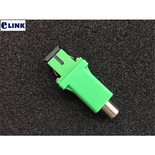 5pcs Passive optical receiver FC APC to female F Plug CATV,Mini Passive FTTH opti receiver Metric/British System free shipping