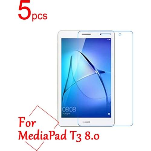 5pcs Ultra Clear/Matte/Nano anti-Explosion LCD Tablet Screen Protector Cover Film For Huawei MediaPad T3 10 8.0 Protective Film