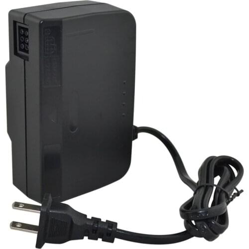 50pcs a lot Wholesale Input AC100-245V 50/60Hz 0.5A AC Adapter Power Supply for Nintendo N64 Power Cord / Cable US Plug