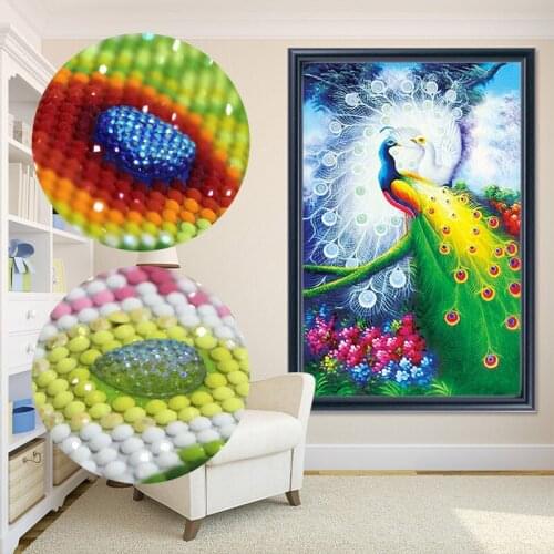 5D 3D DIY,Large size,Special Shaped,Diamond Embroidery,Animal,Peacock,Full Diamond Painting,Mosaic,Decoration, Crafts,Christmas
