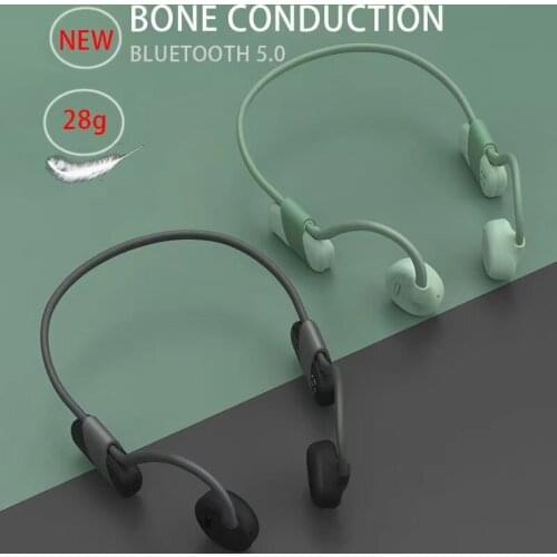 Earphone Bluetooth Bone Conduction HiFi Stereo Wireless Headphones Outdoor Sports Waterproof Headset With Mic For OPPO Xiaomi
