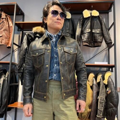 CDJ-59 Cidu Asian Size Super Top Quality Heavy Genuine Argentine Cow Leather Slim Classic Cowhide Stylish Rider LVS507 Jacket