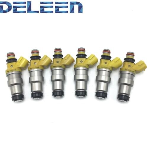Deleen 6 x Oem Fuel Injectors 23250-70060 23209-70060 Fit for 1986-1988 Toyota GX71 1GE Car Accessories