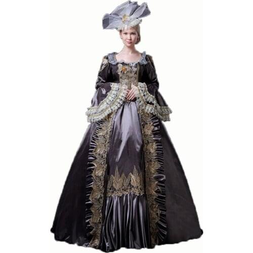 European-style medieval classical retro court style costume stage catwalk costume aristocratic style dance party photo dress