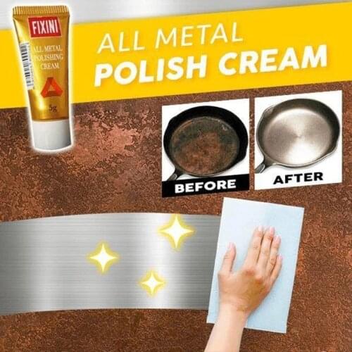 FIXINI All Metal Polish Cream 5g Rust Remover Plant Essence Extract Super Safe Cream Cleaning Tool For Home kitchen Cleaning
