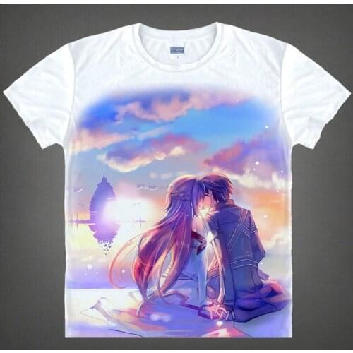 Sword Art Online SAO T-Shirt Sinon Shirt Mans summer t-shirts anime shirt Cute Girls' Dress womens anime dress cosplay gift a