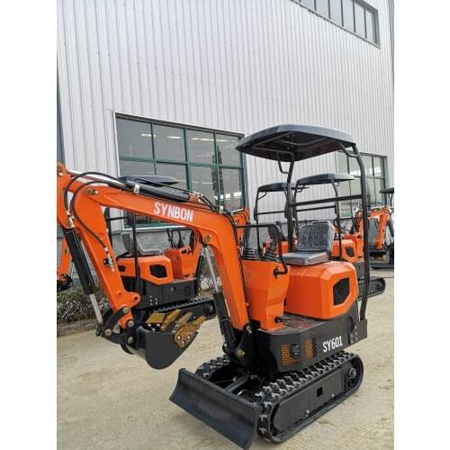 SYNBON Digging Machine Mini Excavator Small Digger Bagger For Garden Use