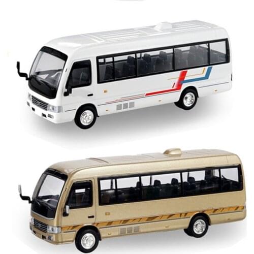 Coaster Car Bus Van Model Toy 1:64 Coaster Van Bus Vehicle Auto Alloy metal Model Toy DieCast For Collection