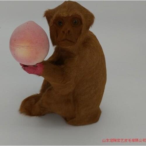 Simulation cute monkey 15x10x21cm model polyethylene&furs monkey model home decoration props ,model gift d542