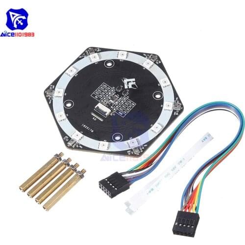 Diymore 6+1 I2S Microphone Voice Recognition Module K210 Development Board with 10Pin Dual Row Jumper Wire for Arduino