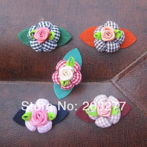 Newest 3CM Felt flowers with butterfly pins suit lapel pin for men 24pcs/lot Free shipping