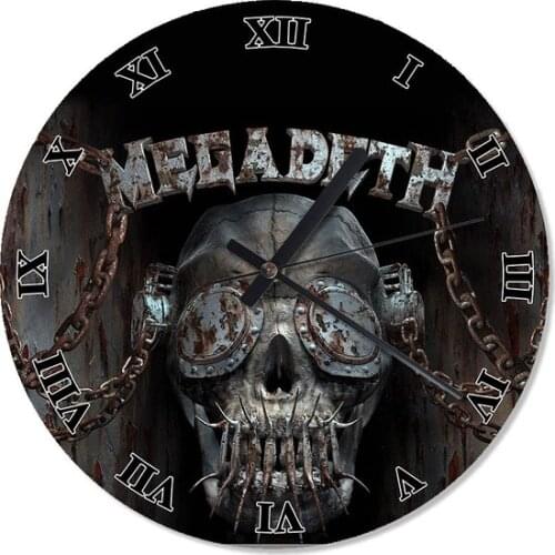 Megadeth Custom Design Wall clock Wall clock relogio de parede настенные часы horloge murale
