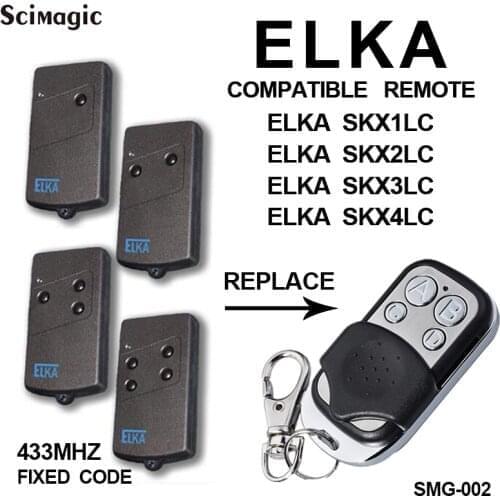 ELKA SKX1LC SKX2LC SKX3LC SKX4LC 433MHz fixed code transmitter garage door remote control command controller