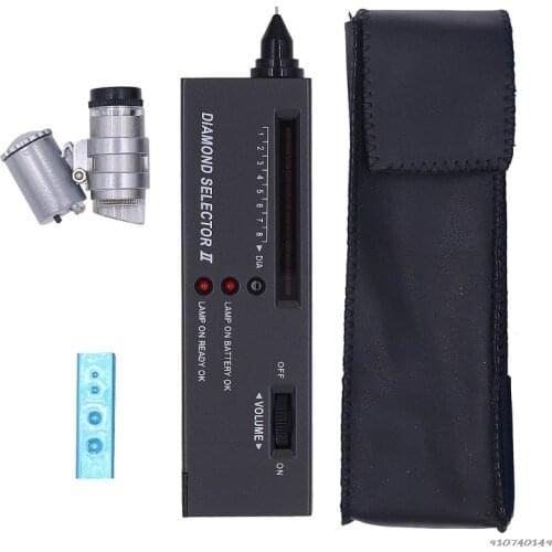 Diamond Tester Portable Diamond Detective Test with Gem Jeweler Test Tool Loupe wholesales