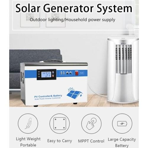 Anern Solar Generator Portable 220V 500W AC Output 600Wh High Power Supply Generator Big Capacity For Most Device