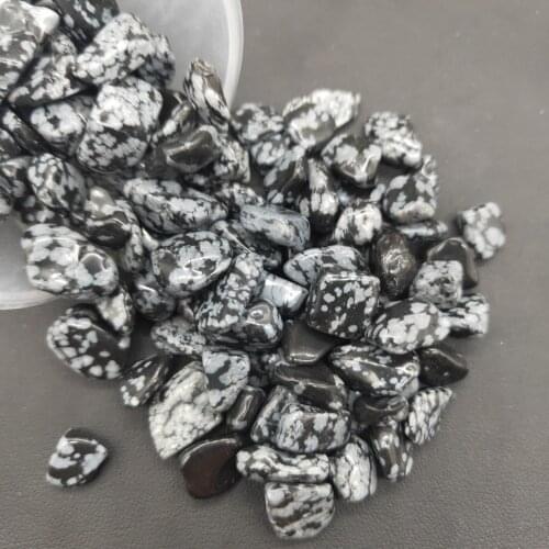 Snowflake Obsidian Gravel Natural Stone And Mineral Crystals Witchcraft Supplies Souvenirs Fish Tank Decoration