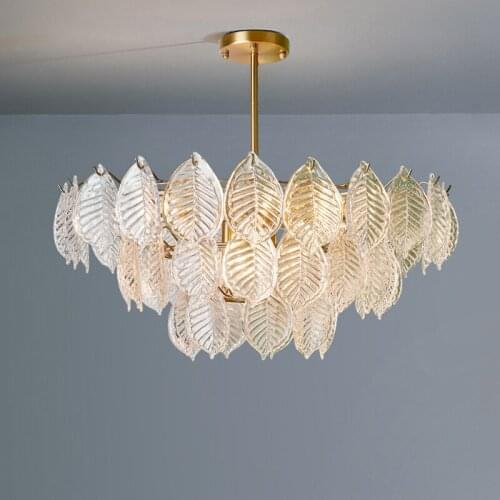 Modern Luxury Glass E14 Led Pendant Lights Rod / Chains Hanging Lamp Lustre Gold Metal Led Pendant Lamp Deco Indoor Lighting