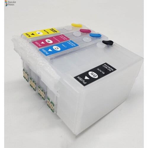 T2711-T2714 Refill Ink Cartridge with ARC Chip for Epson WorkForce WF-7110 WF-7210 WF-7710 WF-7715 WF-7720 WF-7610 WF-7620