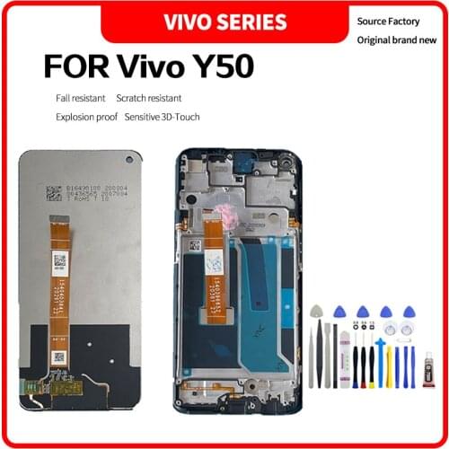 For VIVO Y50 LCD Display Touch Screen Digitizer Assembly For VIVO Y50 lcd Replacement Screen With Free Tools