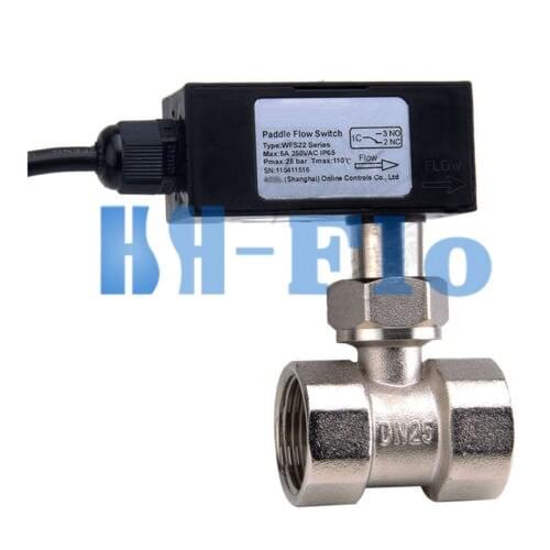 1" L Baffle-type Flow Switch Water Flow Switch target flow Controller