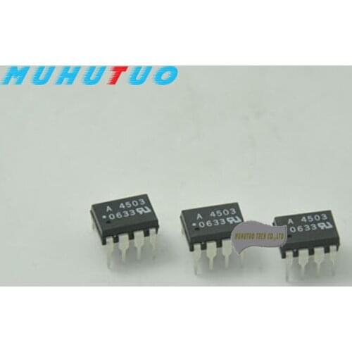 10PCS A4503 hcpl-4503-000e optocoupler IC module is directly inserted