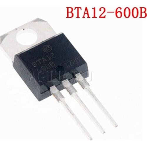 10PCS BTA12-600B TO-220 BTA12-600 TO220 BTA12 new and original IC