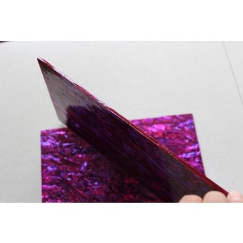 10pcs/lot 1.5mm thick purple color abalone shell paua shell laminate sheets140x240mm shell paper furniture inlay guitar inlay