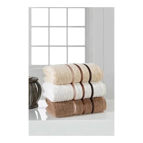 50x90 cm 100 Cotton 3'lü Soft Adult Quality Hand And Face Towel Super absorbent towel washcloth adults for Bath Towel Set