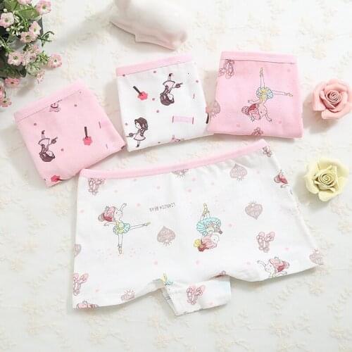 6pcs/lot 2018 girls' cartoon panties cotton children panties child underwear girls boxers #2380