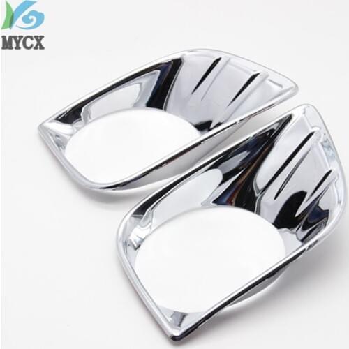 ABS chrome Fit for toyota prado FJ 150 FJ150 accessories front fog light cover trim fit fj150 2010 -2013 lamp hood car styling