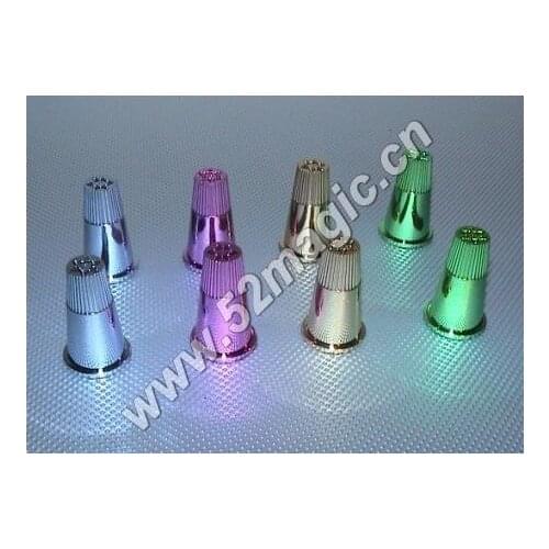 Free Shipping! Professional Thimbles 16 Tips Silver,Stage Magic Trick,Mentalism,Illusions,Magic Toys,Accessories,Gimmick